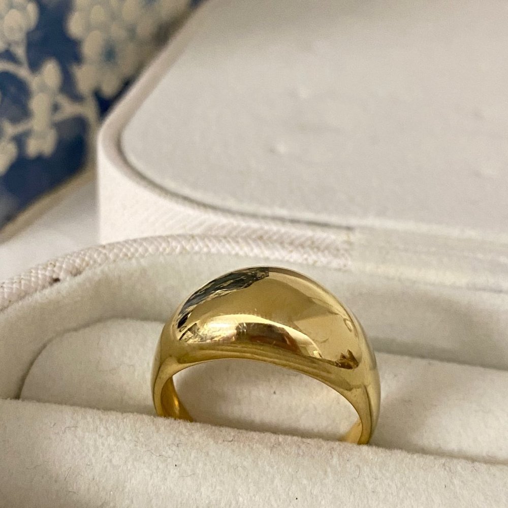 Mejuri dome ring - gold vermeil